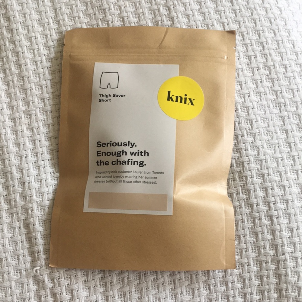 Knix Thigh Saver Short Beige Size M Medium NIP NWT